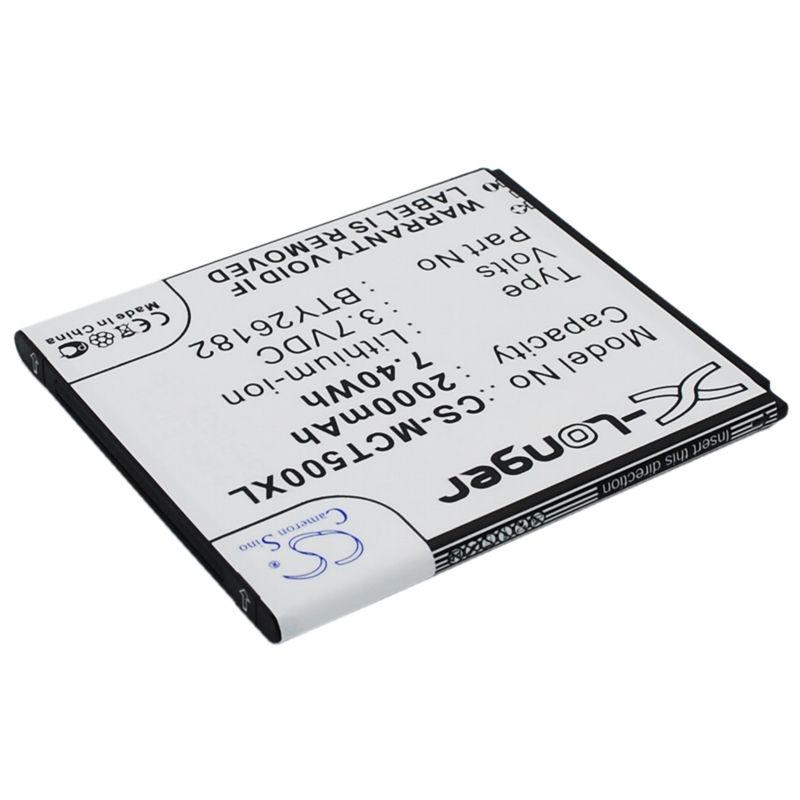 Li-ion Battery fits Mobistel, cynus t5, mt-9201b, mt-9201s 3.7V, 2000mAh Mobile & SmartPhone Cameron Sino Technology Limited