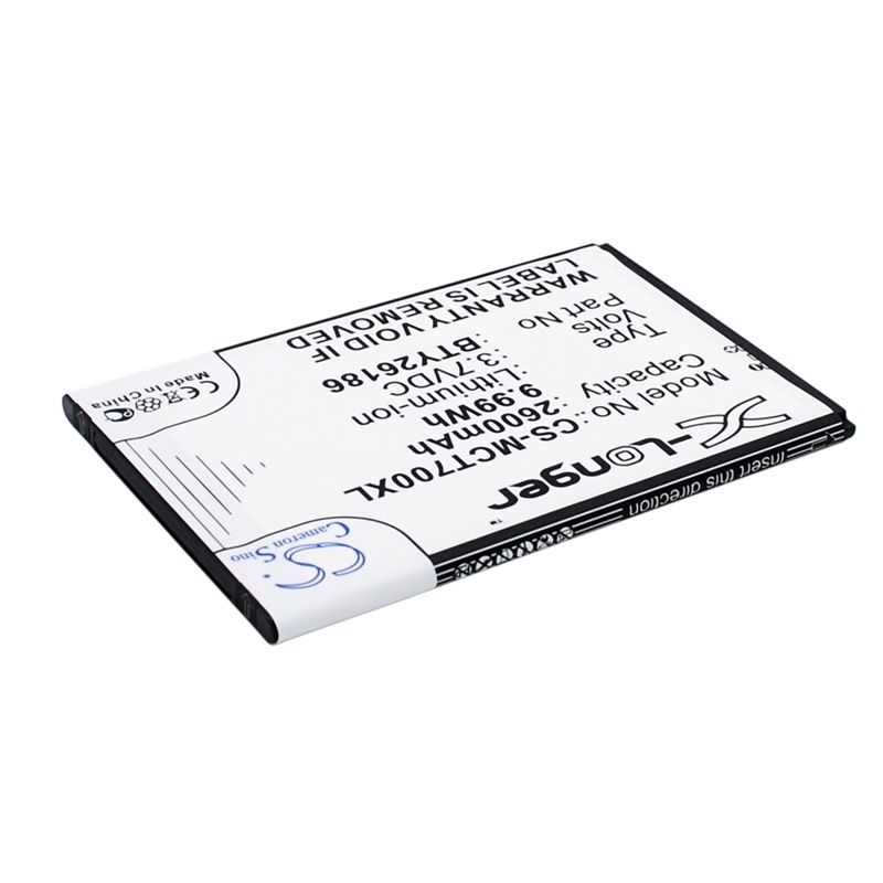 Li-ion Battery fits Mobistel, cynus t7, mt-600s, mt-600w 3.7V, 2600mAh Mobile & SmartPhone Cameron Sino Technology Limited