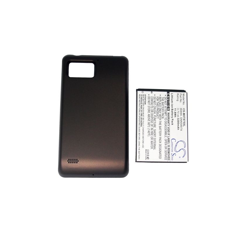 Li-ion Battery fits Motorola, atrix 2, droid bionic 3.7V, 3200mAh Mobile & SmartPhone Cameron Sino Technology Limited