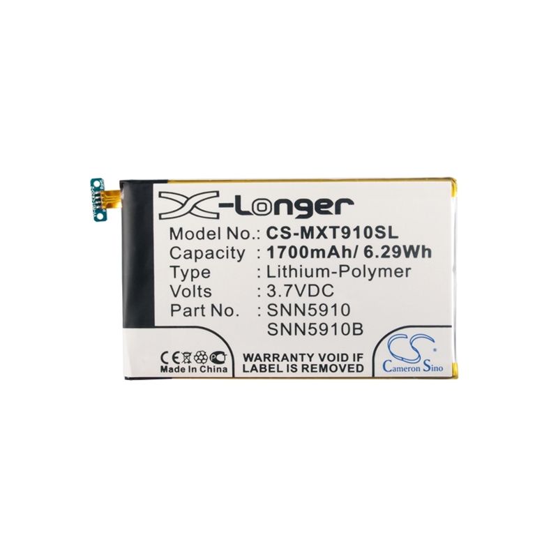 Li-polymer Battery Fits Motorola, Atrix Hd, Droid Razr, Droid Razr Xt910 3.7v, 1700mah Mobile & SmartPhone Cameron Sino Technology Limited