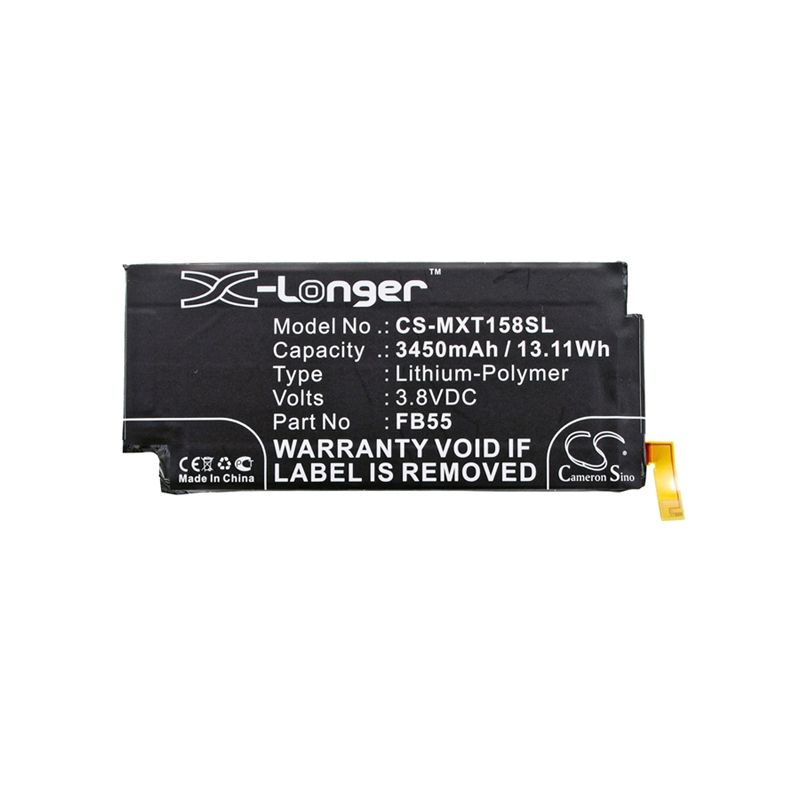 Li-polymer Battery Fits Motorola, Bounce, Droid Turbo 2, Droid Turbo 2 Xlte 3.8v, 3450mah Mobile & SmartPhone Cameron Sino Technology Limited