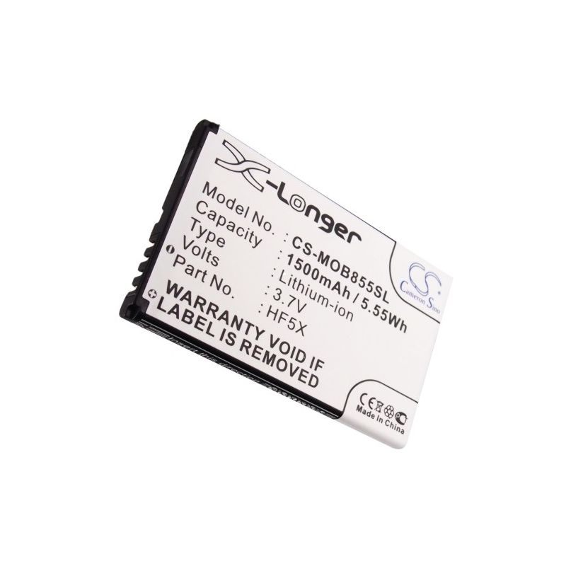 Li-ion Battery fits Motorola, defy mini, mb835, mb855 3.7V, 1500mAh Mobile & SmartPhone Cameron Sino Technology Limited