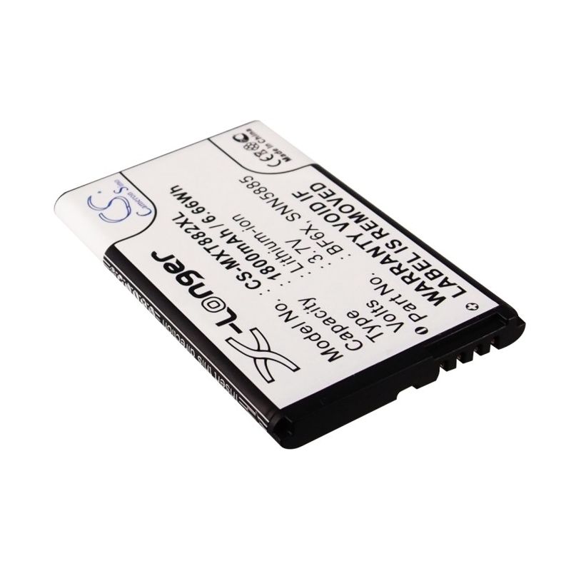 Li-ion Battery fits Motorola, domino +, droid 3, milestone 3 3.7V, 1800mAh Mobile & SmartPhone Cameron Sino Technology Limited