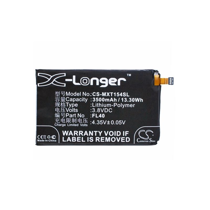 Li-polymer Battery Fits Motorola, Droid Maxx 2, Moto X 3a, Moto X 3a Dual 3.8v, 3500mah Mobile & SmartPhone Cameron Sino Technology Limited