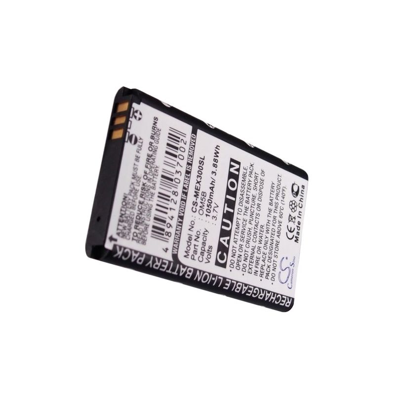 Li-ion Battery fits Motorola, ex300 3.7V, 1050mAh Mobile & SmartPhone Cameron Sino Technology Limited