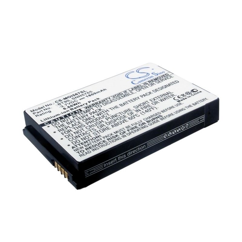 Li-ion Battery Fits Motorola, I576, Q9c, Q9e 3.7v, 1800mah Mobile & SmartPhone Cameron Sino Technology Limited