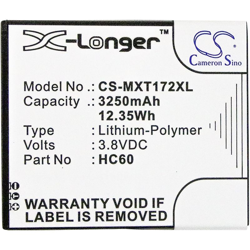 Li-Polymer Battery fits Motorola, moto c plus, moto c plus dual sim, xt1723 3.8V, 3250mAh Mobile & SmartPhone Cameron Sino Technology Limited
