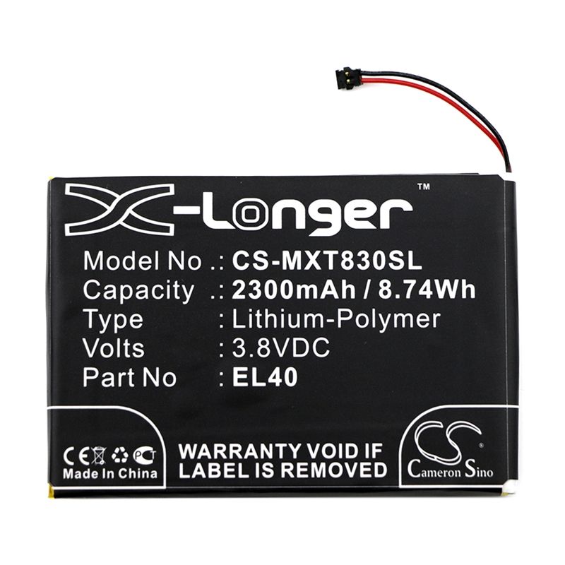 Li-Polymer Battery fits Motorola, moto e xt1019, xt1019, xt830c 3.8V, 2300mAh Mobile & SmartPhone Cameron Sino Technology Limited