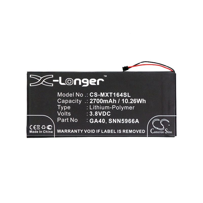 Li-polymer Battery Fits Motorola, Moto G4 Plus, Moto G4 Plus Td-lte, Xt1622 3.8v, 2700mah Mobile & SmartPhone Cameron Sino Technology Limited