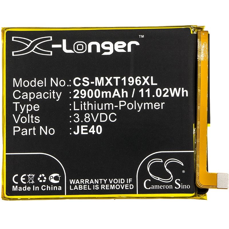 Li-Polymer Battery fits Motorola, moto g7, one, p30 pla 3.8V, 2900mAh Mobile & SmartPhone Cameron Sino Technology Limited
