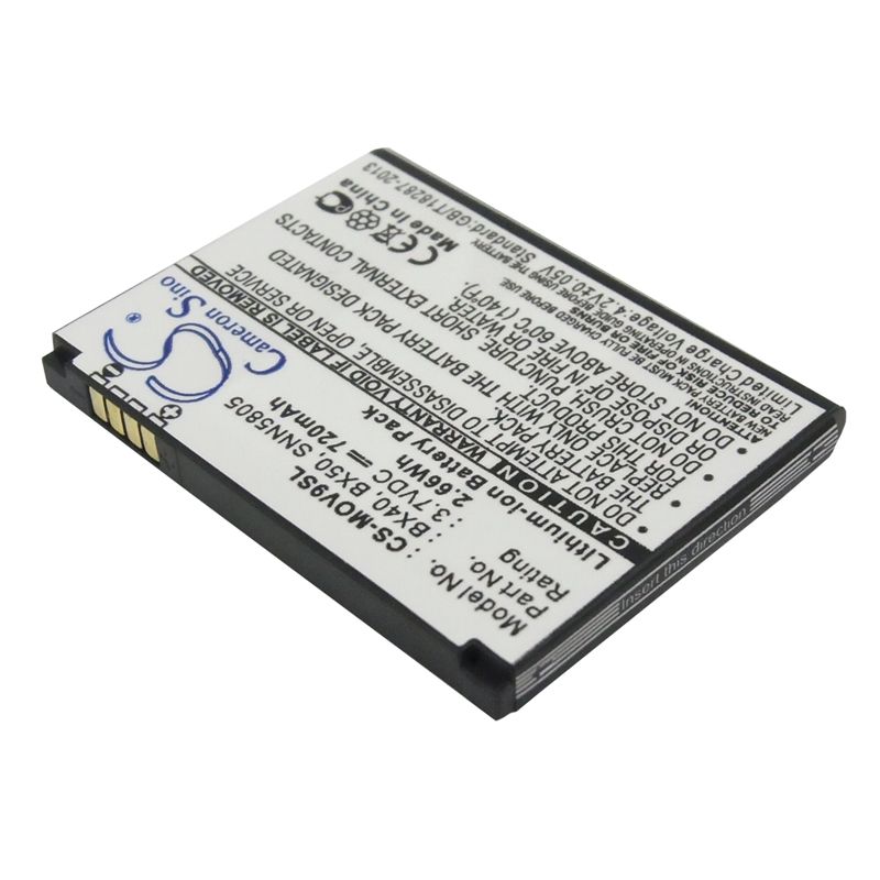 Li-ion Battery Fits Motorola, Moto Jewel, Moto U8, Moto U9 3.7v, 720mah Mobile & SmartPhone Cameron Sino Technology Limited