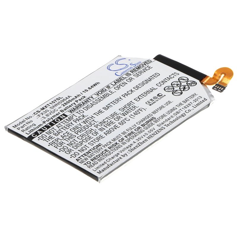 Li-polymer Battery Fits Motorola, Moto X Pure Edition, Moto X Style, Pure 3.8v, 2800mah Mobile & SmartPhone Cameron Sino Technology Limited