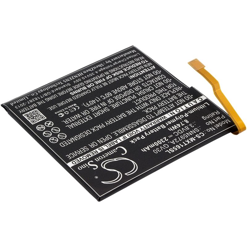 Li-polymer Battery Fits Motorola, Moto Z Droid Edition Xlte, Moto Z Dual Sim, Moto Z Td-lte 3.8v, 2300mah Mobile & SmartPhone Cameron Sino Technology Limited