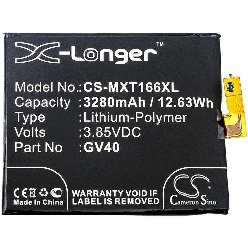 Li-polymer Battery Fits Motorola, Moto Z Droid Force, Moto Z Force, Moto Z Force Droid 3.85v, 3280mah Mobile & SmartPhone Cameron Sino Technology Limited