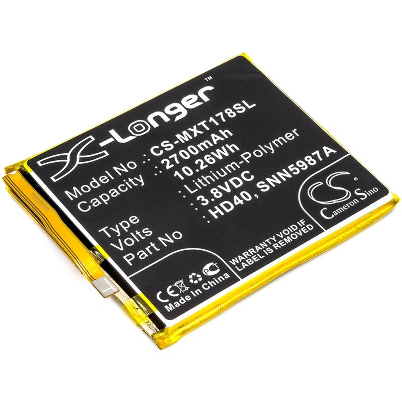 Li-Polymer Battery fits Motorola, moto z force 2nd, moto z force 2nd gen, moto z2 force 3.8V, 2700mAh Mobile & SmartPhone Cameron Sino Technology Limited