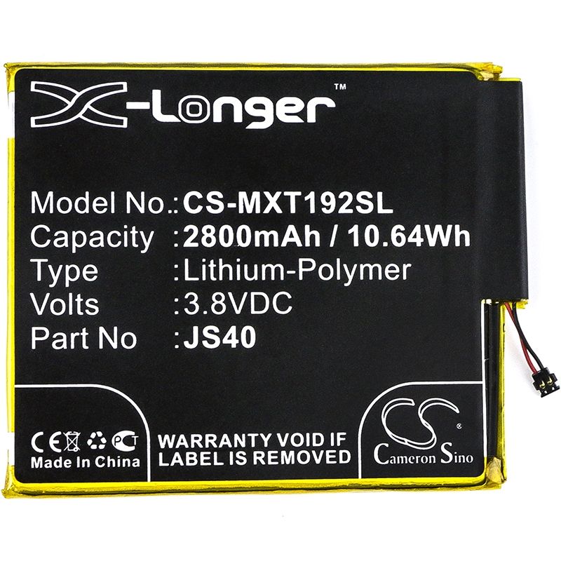 Li-polymer Battery Fits Motorola, Moto Z3, Moto Z3 Dual Sim, Moto Z3 Play 3.8v, 2800mah Mobile & SmartPhone Cameron Sino Technology Limited