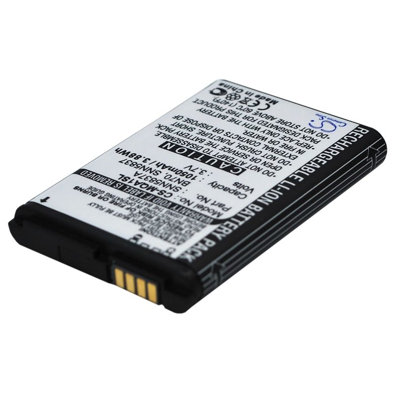 Li-ion Battery Fits Motorola, Mt710 3.7v, 1050mah Mobile & SmartPhone Cameron Sino Technology Limited