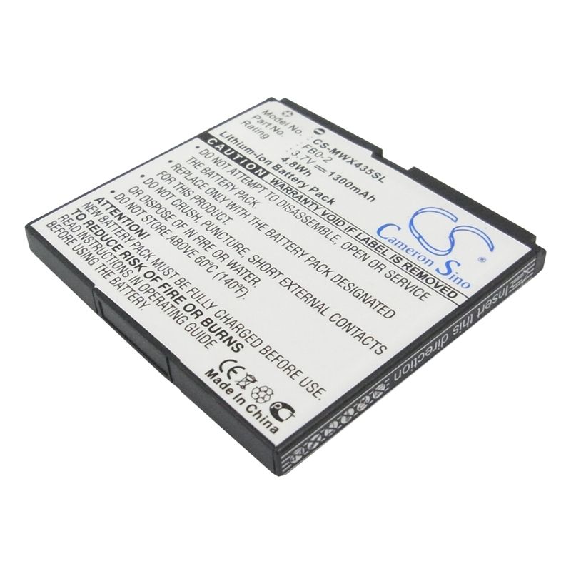 Li-ion Battery fits Motorola, triumph, wx435 3.7V, 1300mAh Mobile & SmartPhone Cameron Sino Technology Limited