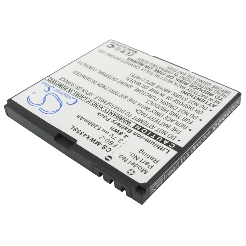 Li-ion Battery fits Motorola, triumph, wx435 3.7V, 1300mAh Mobile & SmartPhone Cameron Sino Technology Limited