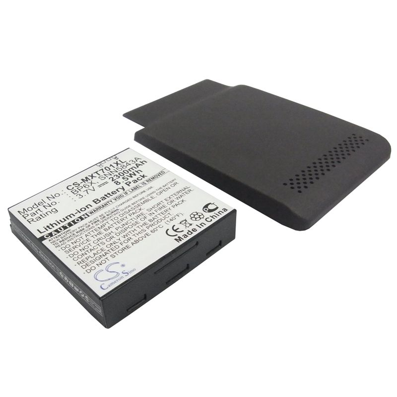 Li-ion Battery fits Motorola, xt701 3.7V, 2300mAh Mobile & SmartPhone Cameron Sino Technology Limited