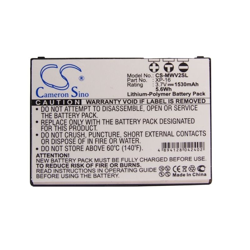Li-Polymer Battery fits Mwg, zinc ii 3.7V, 1530mAh Communications Cameron Sino Technology Limited