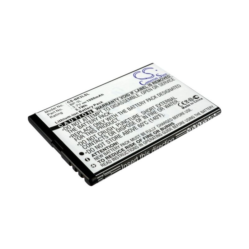 Li-ion Battery fits Myphone,1080,9010, 9015tv 3.7V, 1000mAh Communications Cameron Sino Technology Limited