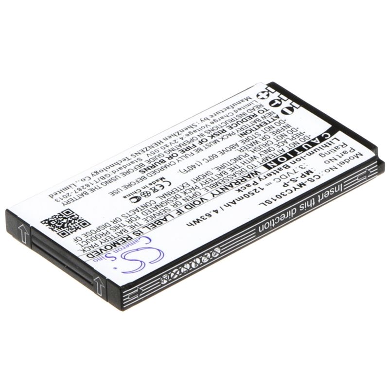 Li-ion Battery fits Myphone, 3010 classic 3.7V, 1250mAh Mobile & SmartPhone Cameron Sino Technology Limited