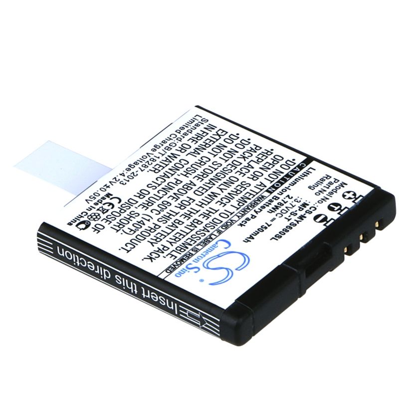 Li-ion Battery fits Myphone,6600, 6600 free, 6600 free xl 3.7V, 750mAh Mobile & SmartPhone Cameron Sino Technology Limited