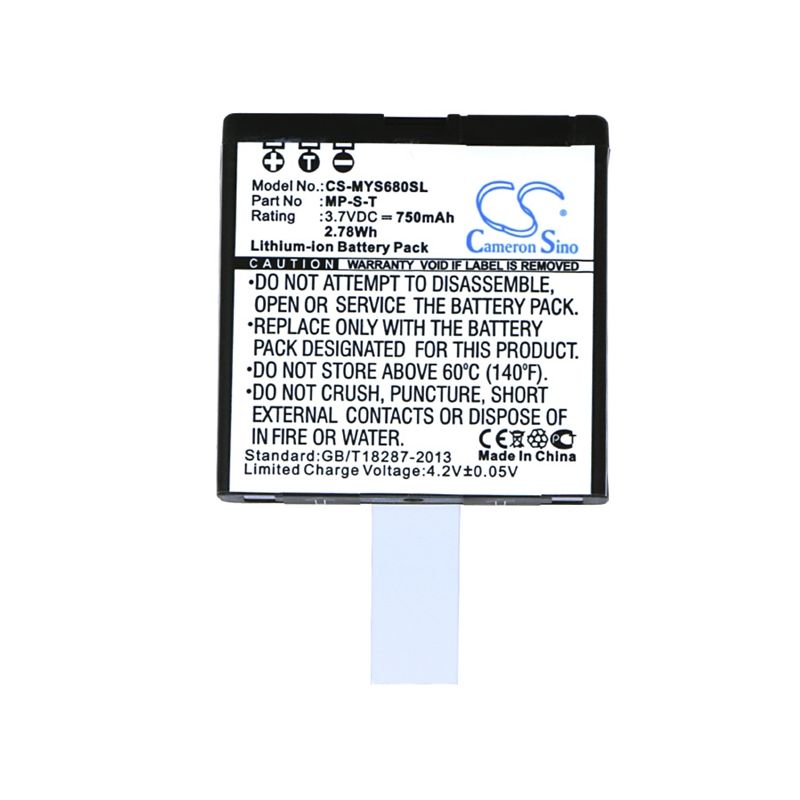 Li-ion Battery fits Myphone,6600, 6600 free, 6600 free xl 3.7V, 750mAh Mobile & SmartPhone Cameron Sino Technology Limited