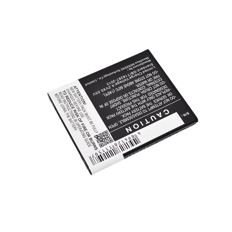 Li-ion Battery fits Myphone, fun 2, next-s 3.7V, 1800mAh Mobile & SmartPhone Cameron Sino Technology Limited