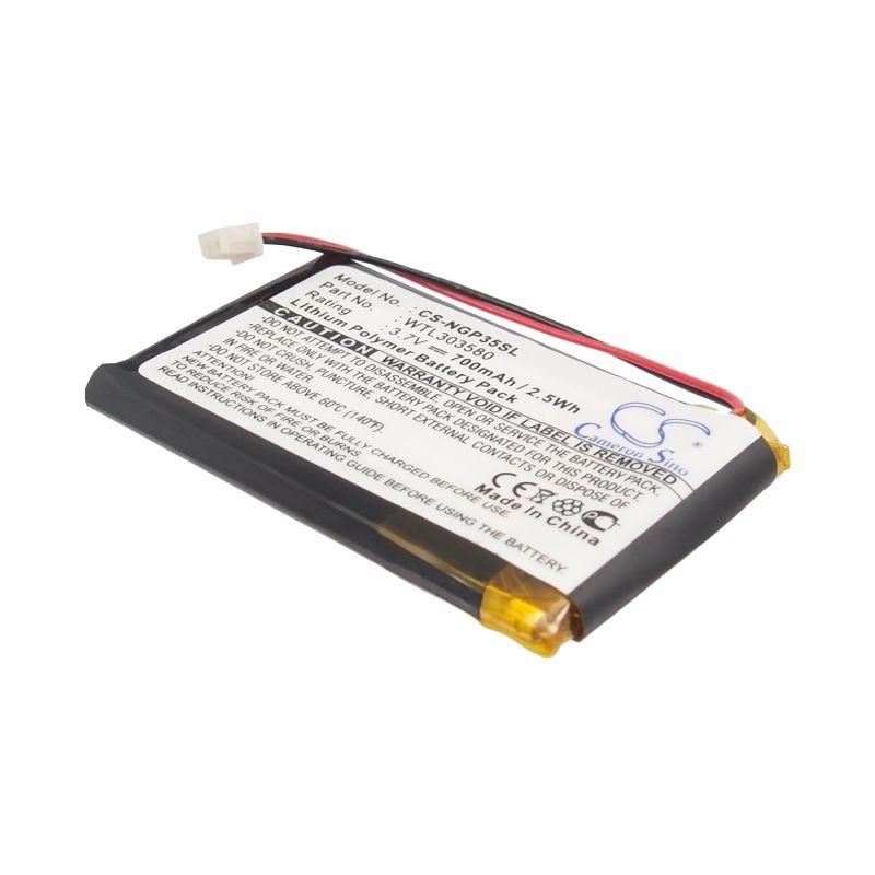 Li-Polymer Battery fits Navgear, gt35, gt-35 3d, gt-35-128mb 3.7V, 700mAh GPS & Navigator Cameron Sino Technology Limited