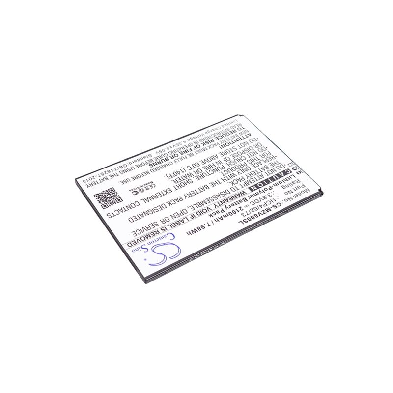 Li-Polymer Battery fits Navon, mizu v8 3.8V, 2100mAh Mobile & SmartPhone Cameron Sino Technology Limited