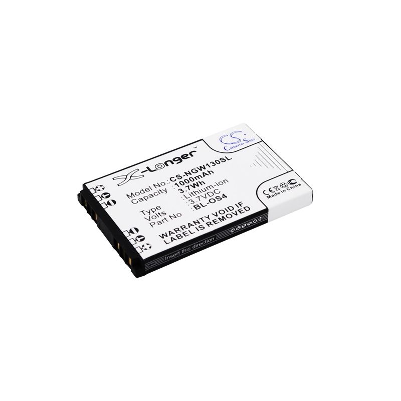 Li-ion Battery fits Ngm, boris, clio, dandy 3.7V, 1000mAh Mobile & SmartPhone Cameron Sino Technology Limited