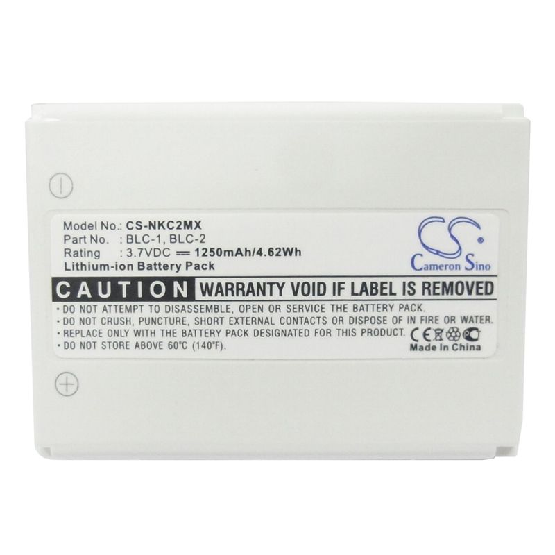 Li-ion Battery Fits Nokia,1220,1221,1260 3.7v, 1250mah Mobile & SmartPhone Cameron Sino Technology Limited
