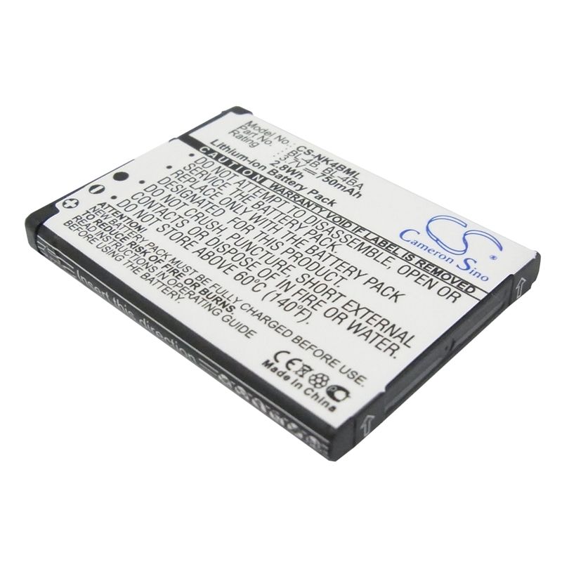 Li-ion Battery Fits Nokia,1606,2505,2630 3.7v, 750mah Mobile & SmartPhone Cameron Sino Technology Limited