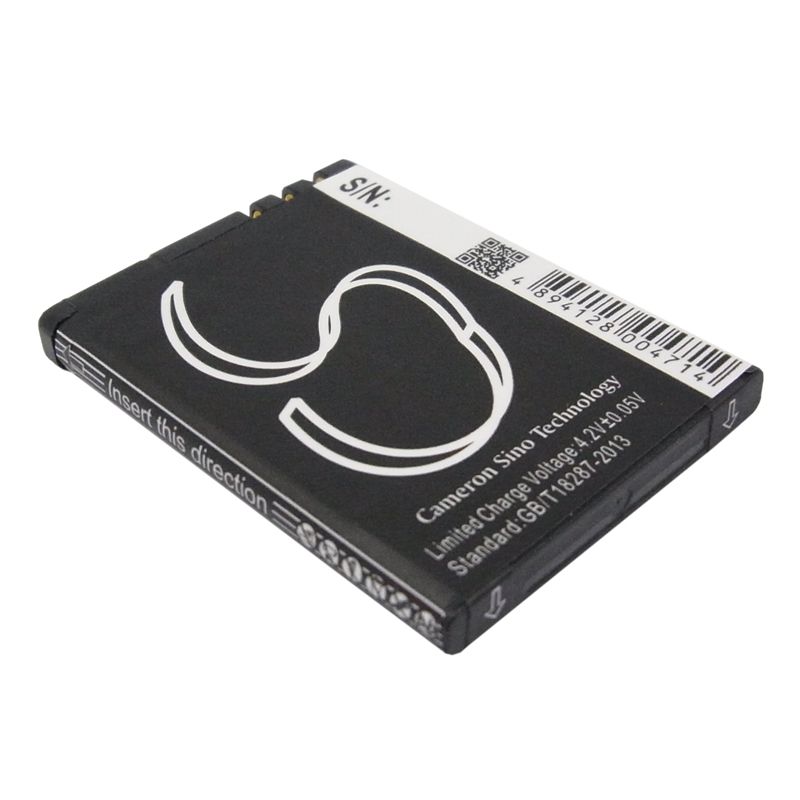 Li-ion Battery Fits Nokia,1606,2505,2630 3.7v, 750mah Mobile & SmartPhone Cameron Sino Technology Limited