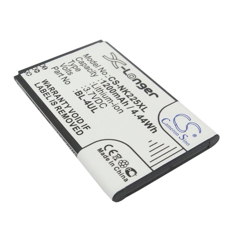 Li-ion Battery fits Nokia, 3310 2017, asha 225, new 3310 3.7V, 1200mAh Mobile & SmartPhone Cameron Sino Technology Limited