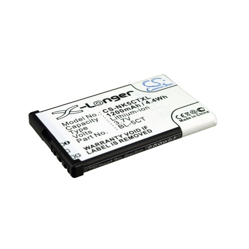 Li-ion Battery fits Nokia,5220, 5220 xpressmusic, 5630 xpressmusic 3.7V, 1200mAh Mobile & SmartPhone Cameron Sino Technology Limited