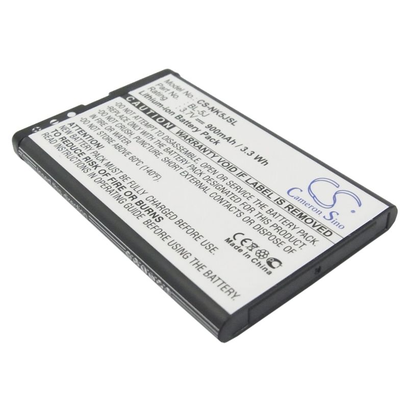 Li-ion Battery fits Nokia,5230,5800, 5800 navigation edition 3.7V, 900mAh Mobile & SmartPhone Cameron Sino Technology Limited