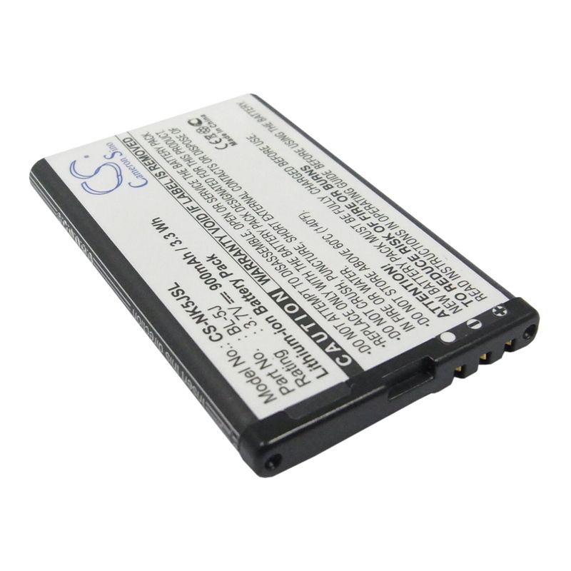 Li-ion Battery fits Nokia,5230,5800, 5800 navigation edition 3.7V, 900mAh Mobile & SmartPhone Cameron Sino Technology Limited