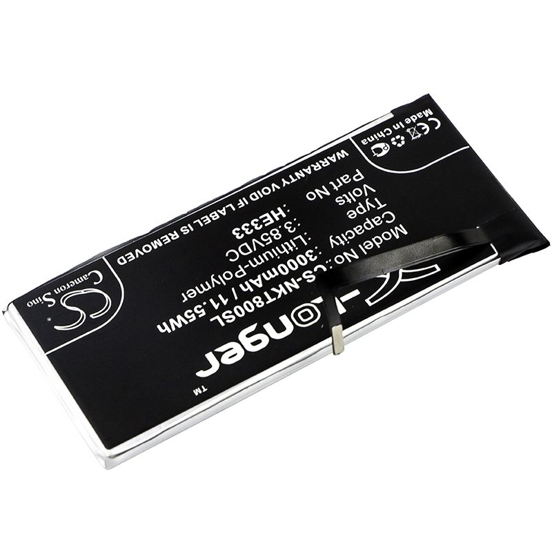 Li-Polymer Battery fits Nokia, 8 sirocco, 8 sirocco global dual sim, 8 sirocco global td-lte 3.85V, 3000mAh Mobile & SmartPhone Cameron Sino Technology Limited