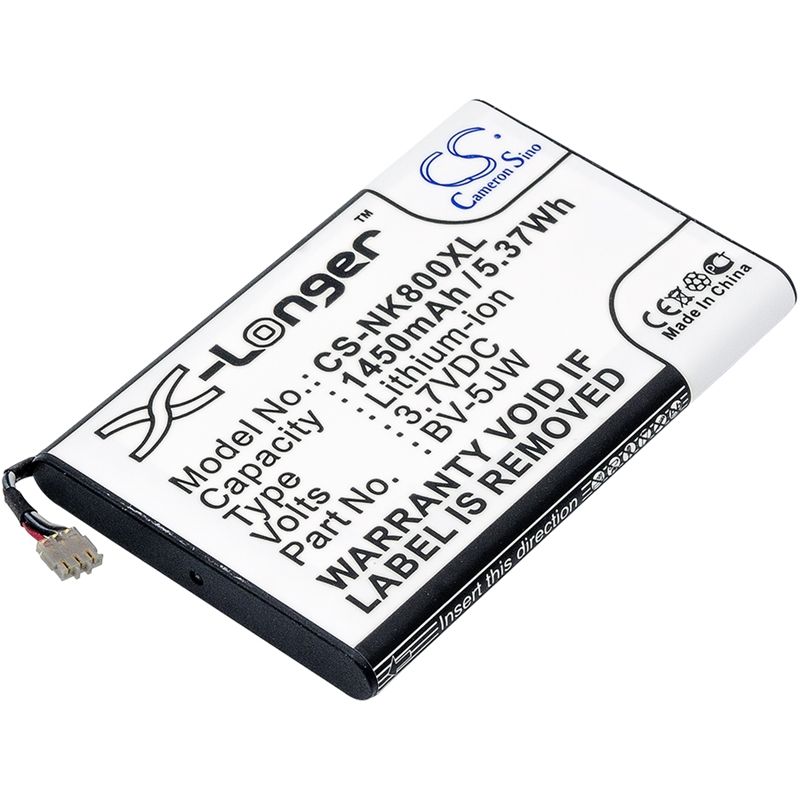 Li-ion Battery fits Nokia,800, lumia 800, lumia 800c 3.7V, 1450mAh Mobile & SmartPhone Cameron Sino Technology Limited