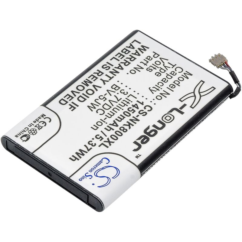 Li-ion Battery fits Nokia,800, lumia 800, lumia 800c 3.7V, 1450mAh Mobile & SmartPhone Cameron Sino Technology Limited