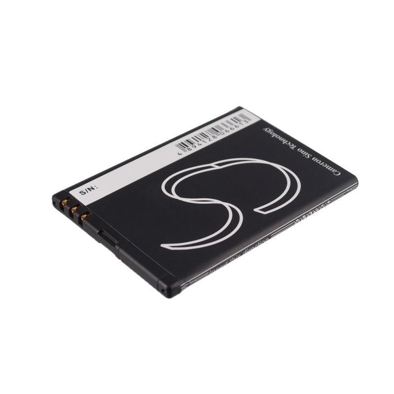 Li-ion Battery fits Nokia,808, 808 pureview, lankku 3.7V, 1250mAh Mobile & SmartPhone Cameron Sino Technology Limited