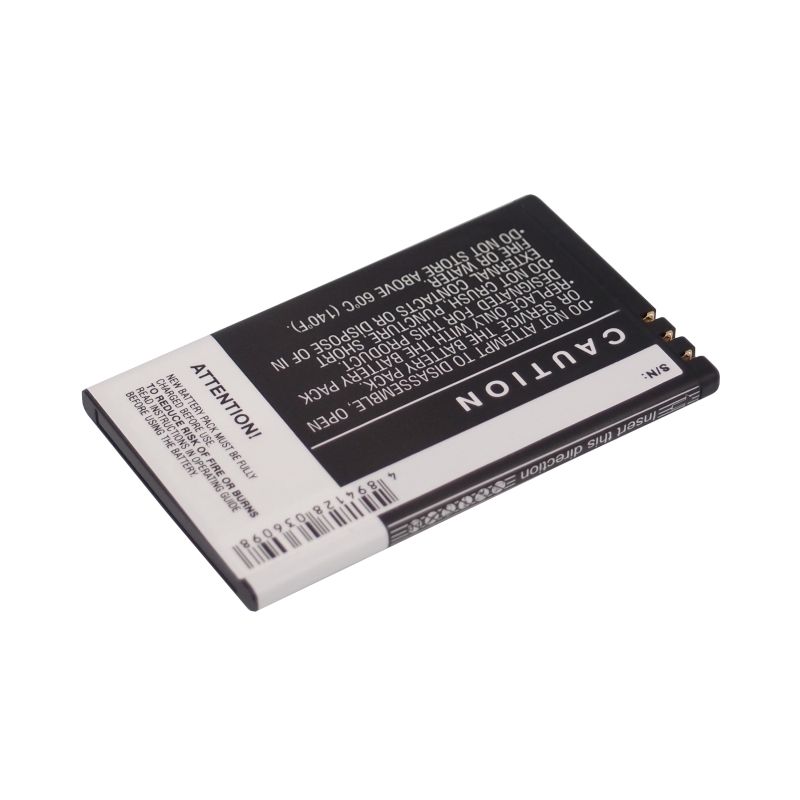 Li-ion Battery fits Nokia, 8800e, 8900e, 8900i 3.7V, 1050mAh Communications Cameron Sino Technology Limited (Suspended)