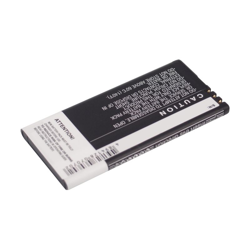 Li-ion Battery fits Nokia, arrow, lumia 820, lumia 820.2 3.7V, 1650mAh Mobile & SmartPhone Cameron Sino Technology Limited