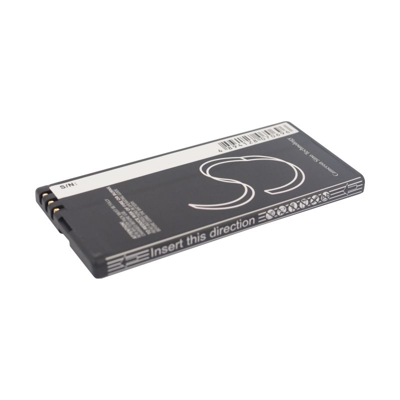 Li-ion Battery fits Nokia, arrow, lumia 820, lumia 820.2 3.7V, 1200mAh Mobile & SmartPhone Cameron Sino Technology Limited