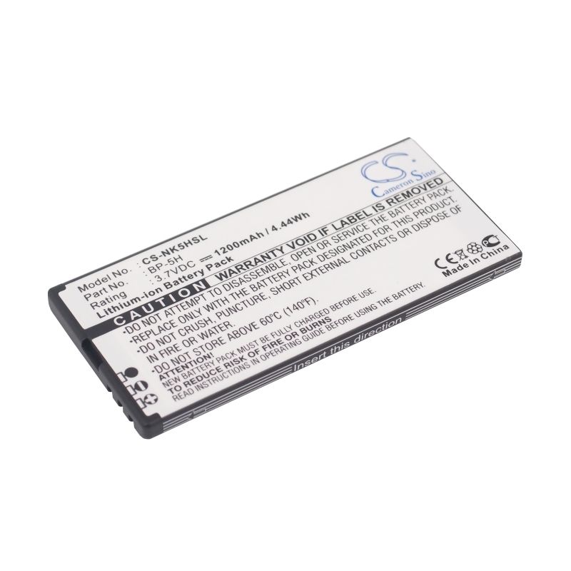 Li-ion Battery fits Nokia, lumia 630, lumia 701 3.7V, 1200mAh Mobile & SmartPhone Cameron Sino Technology Limited