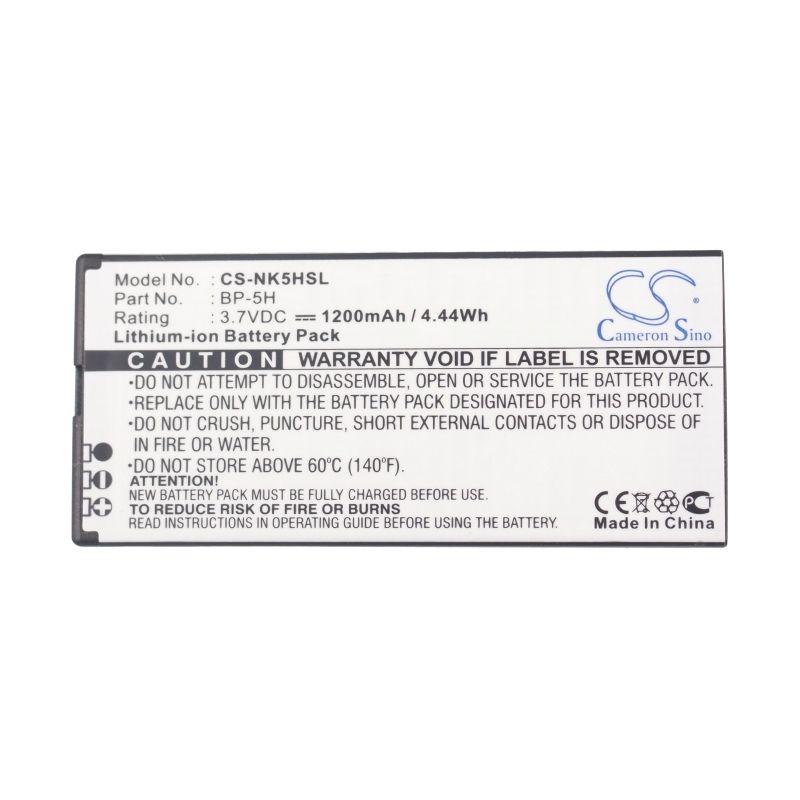 Li-ion Battery fits Nokia, lumia 630, lumia 701 3.7V, 1200mAh Mobile & SmartPhone Cameron Sino Technology Limited