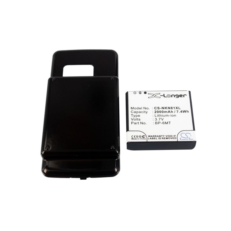 Li-ion Battery fits Nokia, n81 3.7V, 2000mAh Communications Cameron Sino Technology Limited (Suspended)